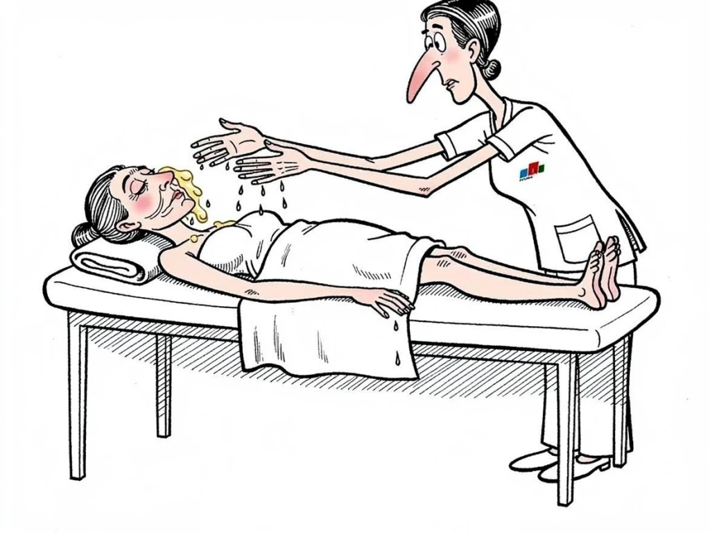 Masaż twarzy i dekoltu